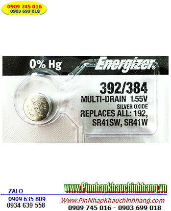 Energizer SR41SW 392 384 _Pin cúc áo 1.55v Silver Oxide Energizer SR41SW _Pin 392 chính hãng 